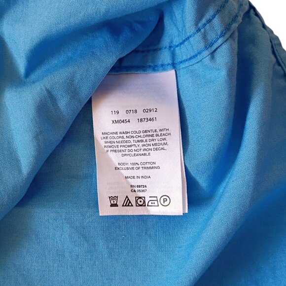 Columbia Sportswear Charlie View EXS Men’s Short Sleeve Blue Shirt Cotton XL - Picture 9 of 10